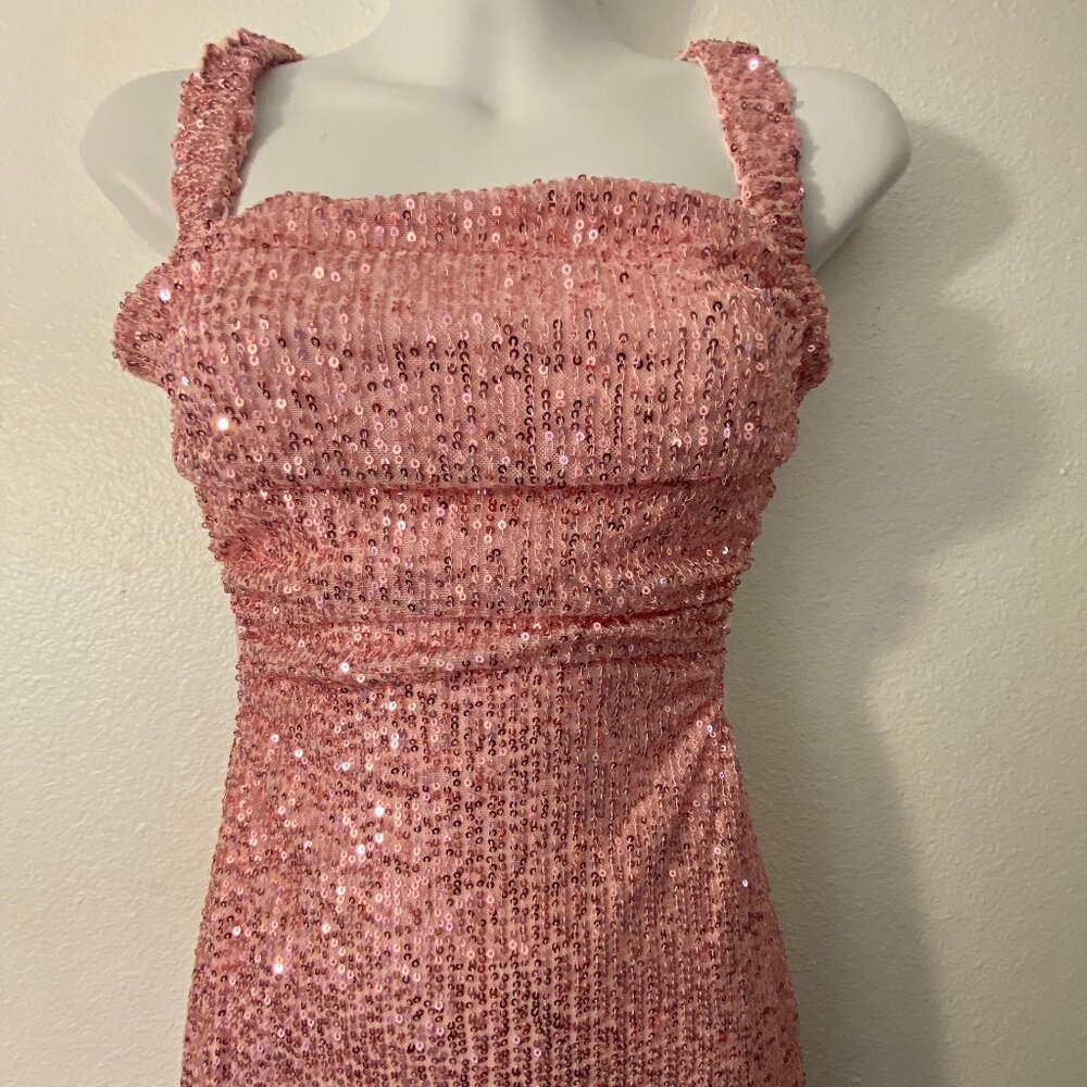 Hello Molly Pink Sequin Dress